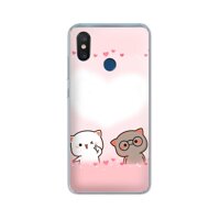 Ốp lưng Xiaomi Mi 8 - 01133 7874 LOVELY07 - Silicone Dẻo in mèo cute