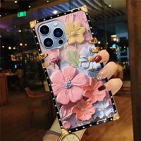 Ốp lưng Xiaomi Redmi Note12 Note11 11s note10 note9 Redmi 13C 12C 10C 9A 8A 7A Thời Trang Hoa Màu Nước Chống Sốc