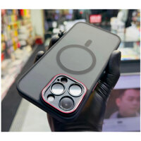 Ốp lưng X&M nhám bảo vệ Camera Hỗ trợ sạc cho iPhone 14 Pro max,13 Pro max, chống vân tay