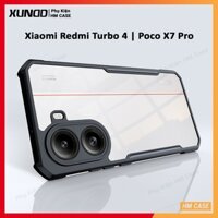 Ốp Lưng Xundd Xiaomi Redmi Turbo 4 / Poco X7 Pro, Mặt Lưng Chống Bám Vân Tay Viền TPU Chống Sốc 4 Góc
