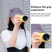 Ốp lưng ZVE10, Vỏ bảo vệ silicon mềm cho máy ảnh Sony ZV-E10 ZVE10, Vỏ cao su nhẹ cho Sony Alpha ZVE10