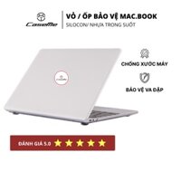 Ốp Mácbook , Case bảo vệ cho Mácbook trong suốt - Ốp chống sước Mac, hạn chế va đập (Tặng Khăn Lau Màn Hình)