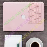 Ốp macbook, Case Macbook kèm phủ bàn phím cho Macbook đủ dòng màu hồng pastel