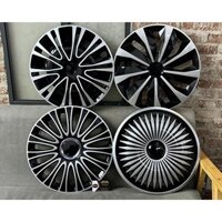Ốp mâm lazang 12inch 13inch 14inch 15inch 16inch kèm logo xe huyndai, kia, toyota, vinfast, mazda, nissan, hon. da, MG..