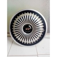 Ốp mâm xe kèm logo hyundai kích cỡ từ R13 - R14 - R15 - R16, ốp trang trí vỏ bọc bánh xe ô tô giả vành đúc, - ôpmâmhyund