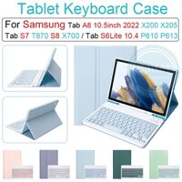 Ốp Máy Tính Bảng Có Bàn Phím Cho Samsung Tab A8 X200 S7 T870 S8 X700 S6Lite P610 P613 P615