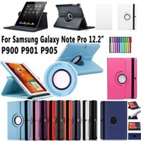 Ốp Máy Tính Bảng Có Chân Đế Xoay 360 Độ Cho Samsung Galaxy Tab Note Pro 12.2 "P900 P901°Ốp Điện Thoại Da Chống Sốc Xoay Được