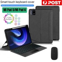 Ốp Máy Tính Bảng Da Từ Tính Có Bàn Phím Không Dây Cho Xiaomi Mi Pad 5 / Mi Pad 5 Pro / Mi Pad 6 / Mi Pad 6 Pro 11 inch 2021 2023