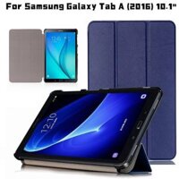 Ốp máy tính bảng Samsung Galaxy Tab A (2016) with S Pen SM-P580 SM-P585 P588C ốp Tab A6 10.1" sm-t580 T585 t583 Màu da lật Vỏ siêu mỏng Chống sốc từ gấp Hỗ trợ case
