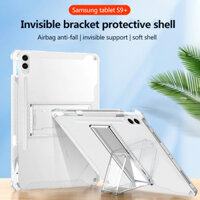 Ốp Mềm Trong Suốt Cho Samsung Tab A9 Plus 11 S9 FE Plus S8 Plus S7 FE 12.4 S9 Ultra 14.6 S6 A7 Lite 8.7 A9 Có Giá Đỡ