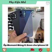 Ốp Memumi siêu mỏng 0.3mm Chống Vân Tay Nhiều Dòng Iphone