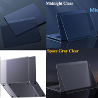 Ốp Mờ Trong Suốt Cho MacBook Air M2 13,6 inch A2681 Pro 14,2 A2442 16.2 Air 13.3 M2 15.3 A2941 Ultrain Nửa Đêm Trong Suốt Không Gian Màu Xám Chắc Chắn Bền Bảo Vệ Nhựa Cứng