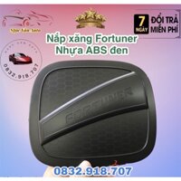 Ốp Nắp Bình Xăng Fortuner 2017 - 2021 Nhựa đen abs .