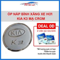 Ốp nắp bình xăng Kia K3 mạ crom chống trầy trang trí ô tô