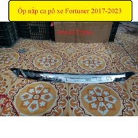 Ốp nắp ca bô Fortuner 2017-2020 mạ crom sáng bóng, cao cấp