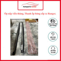Ốp nắp viền thùng, Thanh ốp bửng cốp xe Ranger, Navara 2016- 2023, Hilux, Triton 2020, nhựa đen cao cấp