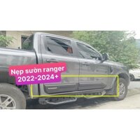 Ốp nẹp sườn, nẹp hông xe Ranger 2022-2024+ cao cấp mẫu nhựa 3D cao cấp