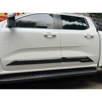 Ốp nẹp sườn, nẹp hông xe Ranger 2023 cao cấp mẫu nhựa 3D - Pedanauto