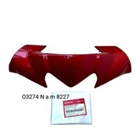 Ốp nhựa đầu đèn trước, nắp trên tay lái WAVE S110, RSX... đỏ mận zin