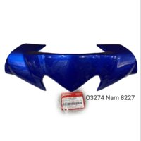 Ốp nhựa đầu đèn trước, nắp trên tay lái WAVE S110, RS, RSX...  xanh zin Honda