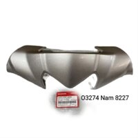 Ốp nhựa đầu đèn trước, nắp trên tay lái WAVE S110, RSX. bạc zin Honda