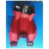 Ốp ổ khóa (Ốp bịt yếm) Nouvo LX đen - đỏ đô mờ .