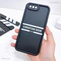 Ốp Oppo A3s dẻo đen Christian Dior