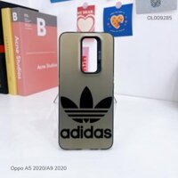 Ốp Oppo A5 2020/A9 2020 tráng bạc logo Adidas nút bạc