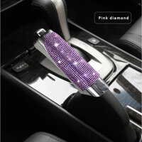 Ốp Phanh Tay Đính Đá - Bọc Phanh Tay Gắn Đá Xe Hơi