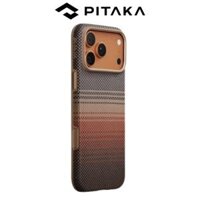Ốp PITAKA Aramid Ultraguard Sunset  Bản Full Viền – Siêu Phẩm Từ Sợi Aramid Dệt cho iPhone 17 Pro | 17 Pro Max