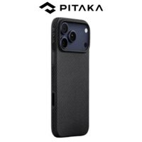 Ốp PITAKA Aramid Ultraguard Black  Bản Full Viền – Siêu Phẩm Từ Sợi Aramid Dệt cho iPhone 17 Pro | 17 Pro Max
