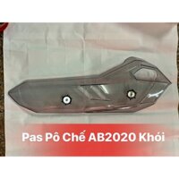 Ốp pô AB airblade 2020 màu khói trong gắn được Click Vario . DoChoiXeMay