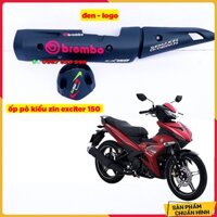 Ốp Pô Kiểu Zin Exciter 150 ( Full Bộ ốp pô + Chụp đuôi pô)