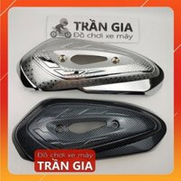 Ốp pô xe SH MODE 2013-2014-2015-2016-2017-2018-2019 chụp che bô xi inox crom cacbon - phụ kiện trang trí