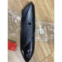 Ốp pô xe Vision (đời 2020->2024) nhựa abs các bon cao cấp đen bóng