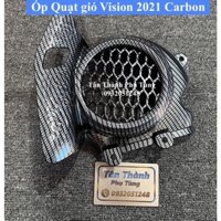 Ốp Quạt gió Vision 2021 Carbon Phutungxe