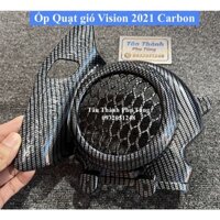 Ốp Quạt gió Vision 2021 Carbon TanthanhPT