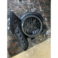 Ốp quạt gió xe Vision (đời 2020->2024) nhựa abs các bon cao cấp đen bóng