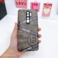 Ốp Redmi Note 8 Pro giả da lộn Clot Family