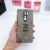 Ốp Redmi Note 8 Pro giả da lộn Nice
