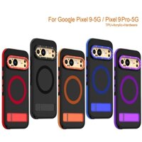 Ốp Sạc Không Dây Từ Tính Cho Google Pixel 9 Pro XL-5G 9-5G 9 Pro-5G Stand Case