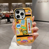 Ốp Sạc Từ Tính Không Dây Monsters Inc Cho IPhone 11 14 15 16 Pro Max 12 13 Pro Max Cover 14 15 16 PLUS Silicon Mềm Trong Suốt Ốp Lưng Chống Sốc
