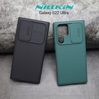 Ốp Samsung S22 Ultra / s23 Ultra / S23FE  Nillkin Camshield Pro Bảo Vệ Camera