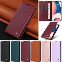 Ốp Sang Trọng Cho iPhone X XR Xs Max 12 Mini 13 Mini 8 Plus 7 Plus 6S Plus SE 2022 SE 2nd SE3 SE 3nd Slim Book Style Ví Mềm Da Pu Khe Cắm Thẻ Flip Skin Stand Cover