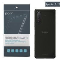 Ốp silicon cho Sony Xperia 5 II  Mark II - Silicon trong suốt hãng GOR Hàng nhập khẩu