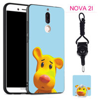 Ốp Silicon Mềm Mại Ốp Lưng Điện Thoại Huawei Nova 2i Smartphone Full Cover Ván Sau Thả Bảo Vệ Chống Trầy Xước Bao Giá Rẻ Tặng Kèm cùng Hoa Văn Nhẫn Và Dây