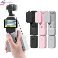 Ốp Silicon PIXELSKY Pocket 3, Vỏ Mềm Bảo Vệ Rơi Cho DJI Osmo Cover, Dụng Cụ Chụp Ảnh Nắp Ống Kính Tay Cầm Chống Trầy Xước Túi 3 Tay Bảo Vệ Camera Hành Động