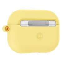 Ốp Spigen Ciel Silicone Cecile For AirPods Pro tích hợp móc khóa Màu patel phối hợp họa tiết hoa dễ thương Hàng Chính Hãng - Meyer Lemon - AirPods Pro