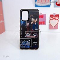 Ốp SS A51 lưng cứng Conan nút bạc