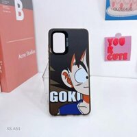 Ốp SS A51 lưng cứng Goku nút bạc